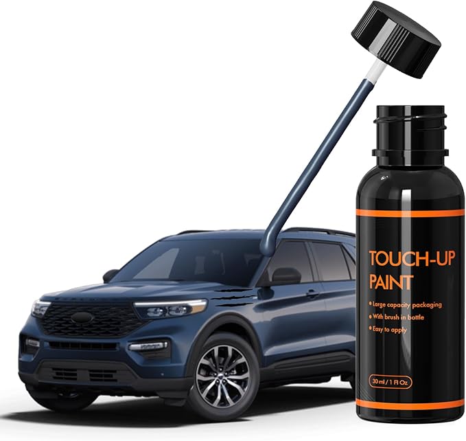 C8 Stone Blue Touch Up Paint for Ford, DIY Car Paint Scratch Repair Kit, Automotive Paints, Quick & Easy Fix Scratch Repair for Escape/Explorer/Expedition/Edge