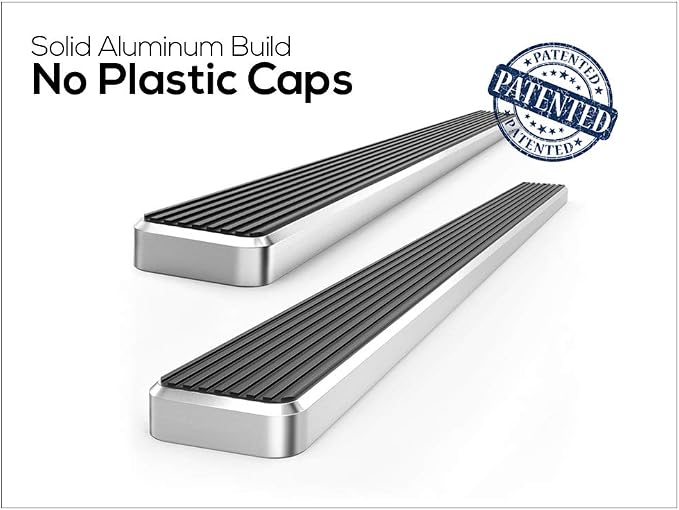APS (Silver 6in Wheel to Wheel 304 Stainless Steel) Running Boards Side Bars Side Steps Compatible with Ram 1500 2009-2018 Crew Cab 5.5ft Short Bed & Ram 2500 3500 2010-2026