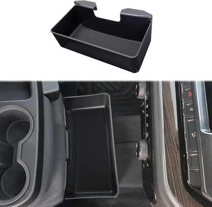 JKCOVER Center Console Hanging Organizer Box Compatible with 2019-2026 Chevy Silverado/GMC Sierra 1500 and 2020-2026 Chevrolet Silverado/Sierra 2500HD 3500HD Accessories(Split-Bench Folding Seat Only)