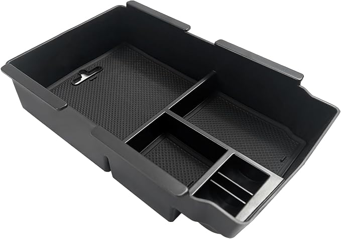 Muslogy Center Console Organizer with Coin Holder Compatible with Honda CRV & CRV Hybrid 2023 2024 2025 2026 LX EX Sport EX-L Sport Touring Hybrid Accessories (Black)