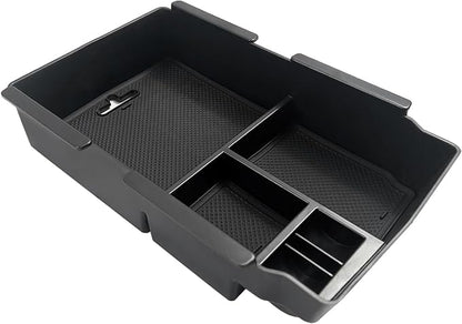 Muslogy Center Console Organizer with Coin Holder Compatible with Honda CRV & CRV Hybrid 2023 2024 2025 2026 LX EX Sport EX-L Sport Touring Hybrid Accessories (Black)