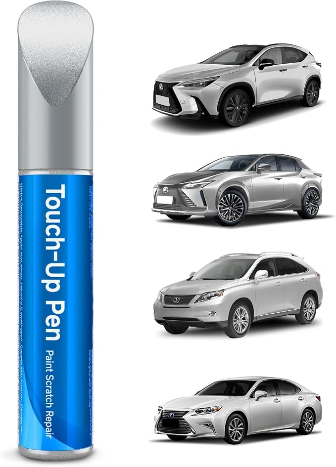 1J4 Silver Lining Metallic Touch Up Paint Compatible with Lexus Exact Match Touch Up Paint Car Scratch Repair