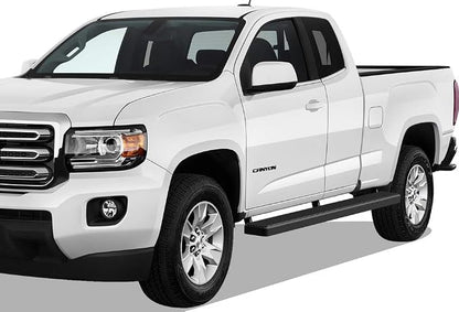 APS Running Boards (Nerf Bars Side Steps Step Bars) Compatible with Chevy Colorado GMC Canyon 2015-2026 Crew Cab 6ft Bed (Black Powder Coated 5 inches Wheel to Wheel)