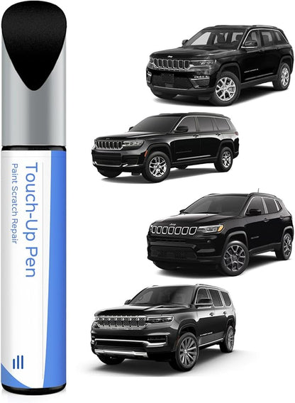 PXJ/KXJ Diamond Black Crystal Pearl Touch Up Paint Compatible with Jeep Exact Match Chips and Nicks Touch Up