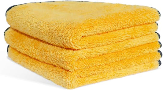 MRD's Home 3 Pack Microfiber Towels for Cars,16inch*14inch-420GSM Premium Microfiber Cleaning Cloth Car Drying Towel,Safe for Car Wash Scratch Free Strong Water Absorption