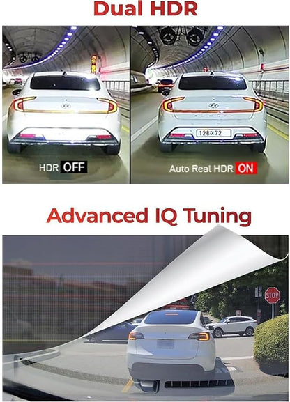 THINKWARE ARC 700 4K Dash Cam Front and Rear, No Memory Card, 4K+2K Dual Camera, Sony STARVIS Sensor, HDR, Super Night Vision 3.0, 5GHz Wi-Fi, GPS, Parking Mode, Speed and Red Light Alerts