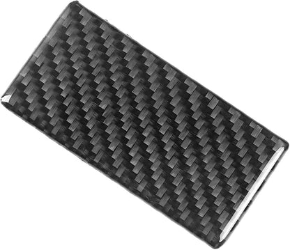 Premium Carbon Fiber Compatible with Ford Edge 2011-2014 2012 2013 SEL/Limited/SE/Sport Accessories Car Co-Pilot Storage Box Handle Switch Cover Interior Trim Sticker Decal Black 1PC