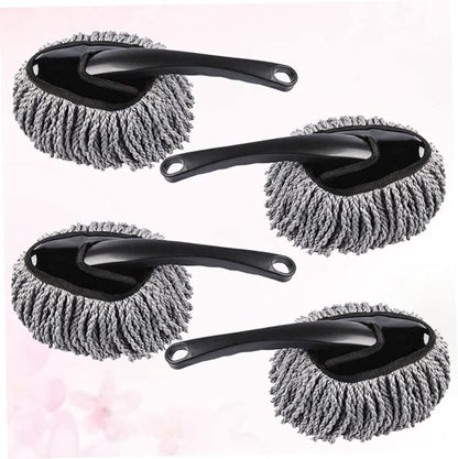 Wakauto 4 Wash Brush Car Cleaning Tool Car Wash Brush Vehicle Cleaning Duster Mini Small