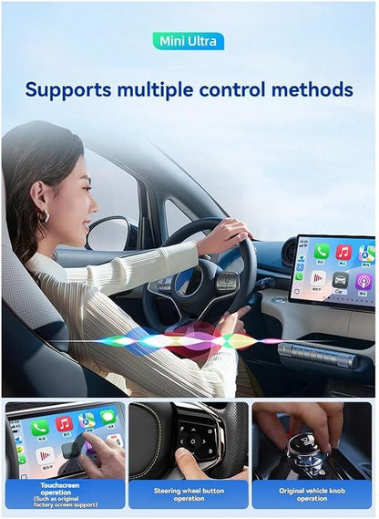 Ultra3 2in1 Wireless Carplay Android Auto/Carplay USB Dongle Smart AI Box Adapter Wired Carplay to Wireless