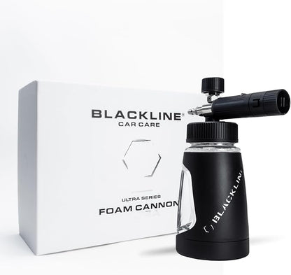 BLACKLINE® ULTRA Series Foam Cannon 3.0, Adjustable Snow Foam Lance for Pressure Washer, Heavy-Duty Car Wash Foam Cannon with 1/4" Quick Connect, Wide Mouth Bottle, High-Output Thick Foam Spray