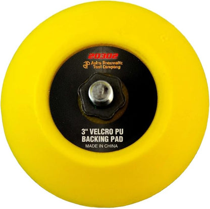 Astro Pneumatic Tool 20302 Sanding Polishing Backup Pad - 3" diameter