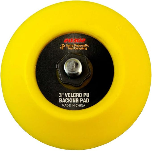 Astro Pneumatic Tool 20302 Sanding Polishing Backup Pad - 3" diameter