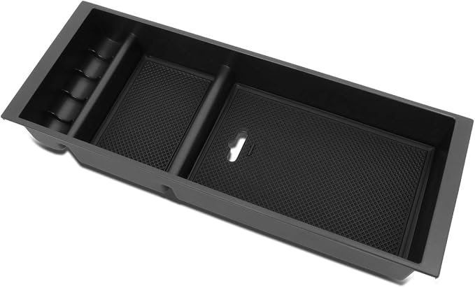 DNA MOTORING Center Console Organizer Tray Compatible with 15-19 F150 with Bucket Seats, Armrest Storage Box, ZTL-Y-0073