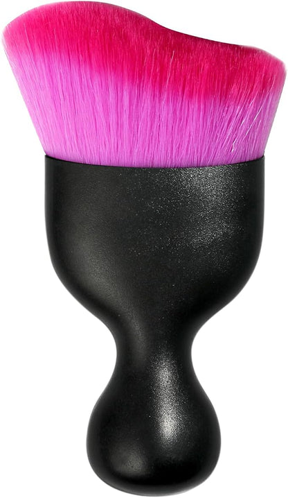 AOCISKA Car Interior Detailing Brush,Soft Bristle Cleaning Brush Car Detailing Brush Dusting Brush,Car Interior Cleaning Tool,Auto Detail Brush Car Dash Duster Brush (Black&Double Purple)