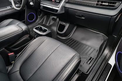 SMARTLINER Custom Fit All Weather 1st Row Floor Mat Liner Set Compatible with 2022-2024 Hyundai Ioniq 5