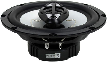 BOSS Audio Systems 6.5 Inch 400 Watt 4 Way 4 Ohm Full Range Car Audio Coaxial Stereo Speakers with Mylar Dome Tweeters, 2 Pairs
