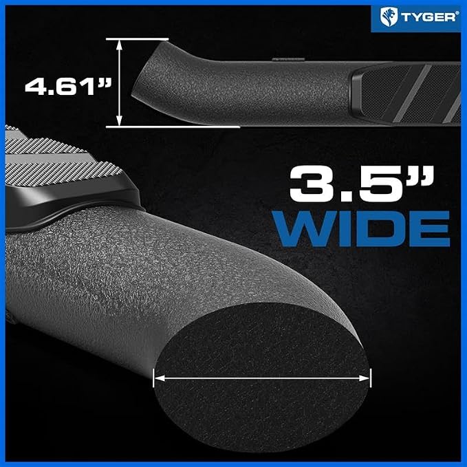 Tyger Auto 3.5" Rider Running Boards Compatible with 2010-2018 Dodge Ram 1500 / 2500 / 3500; Ram Classic | Crew Cab | TG-SS2D35318 | Side Step Rail Nerf Bars