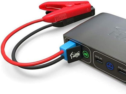 HALO Bolt Mini Jumper Cables, Easy-to-Use Replacement Cables for HALO Portable Jump Starters, Compact Jumper Cable Accessory for Emergency Kits and Car Accessories