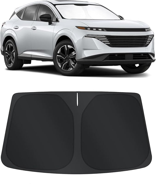TINGLU Sun Shade for Nissan Murano 2025 2026 Accessories Windshield Sun Shade Window Shade UV Rays Protection Sun Visor Cover with Steering Wheel Sunshade Storage Bag