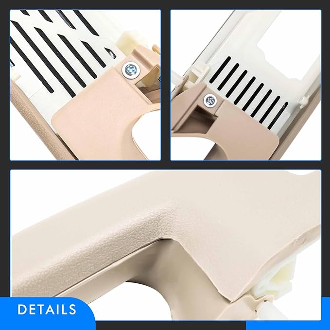 Door Panel Armrest Repair Fit for Chevy Silverado Suburban Tahoe Avalanche | Fit for GMC Sierra Yukon 2010-2014 | Fits Door Panel with Release Handle Above Armrest | Front Right Passenger Side | Tan