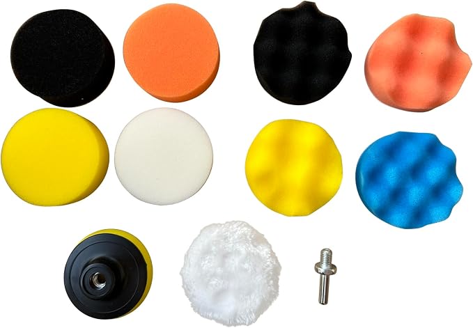 Polishing Pad, Polishing Pad Kit, 11 Pcs 3 Inch Polishing Pad Kit, 3 Inch Buffing Pads