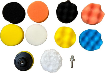 Polishing Pad, Polishing Pad Kit, 11 Pcs 3 Inch Polishing Pad Kit, 3 Inch Buffing Pads