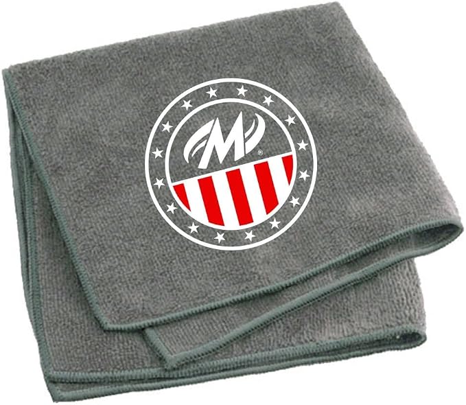 Bowlerstore Products Motiv Micro Fiber Towel - Grey/White