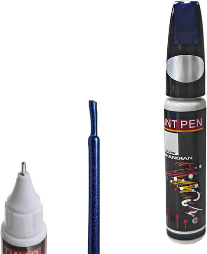 Touch Up Paint for Cars, Two-In-One Auto Body Scratch Repair Gloss Fill Pen, Professional Easy & Quick Scratch Remover Paint Pen for Most Vehicles, Car Accessories (Dark Blue Pearl)