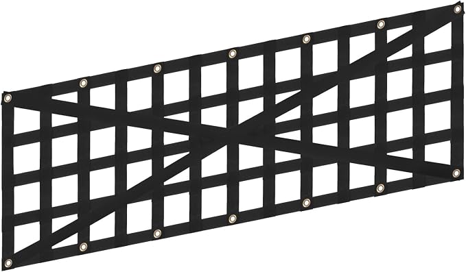 VEVOR Tailgate Net for Truck Bed, 54 in x 18 in, Cargo Net Durable with 4 Adjustable Buckle Straps, Cross-Reinforced Design, Extendable & Durable, Suitable for Truck, Trailer, Pickup, Boat, Jeep, SUV