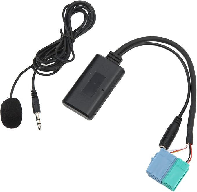 Car Wireless o Aux Input Adapter Wire,o Aux Cable Bluetooth 5.0 With Microphone Replacement For Becker Bluetooth Adapter For Becker Cdr23