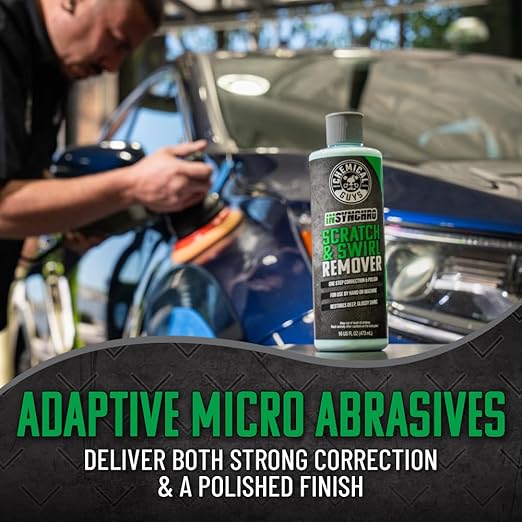 Chemical Guys Insynchro Scratch & Swirl Remover - One Step Compound & Polish for Paint Correction - Removes Fine Scratches, Swirls & Oxidation from Cars, Trucks, SUVs, Motorcycles & More, 16 oz