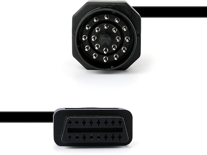 FOXWELL OBD2 Female to 20pin Extension Convert Adapter OBD1 to OBDII Cable -16pin to 20pin Cable (11 Inch)