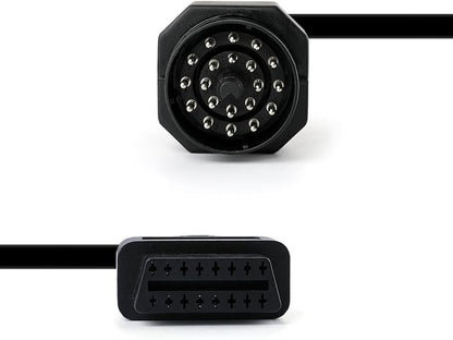 FOXWELL OBD2 Female to 20pin Extension Convert Adapter OBD1 to OBDII Cable -16pin to 20pin Cable (11 Inch)