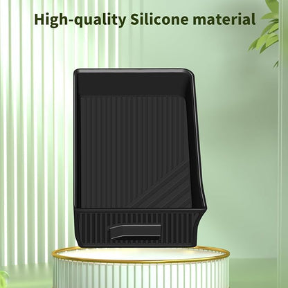 Silicone Center Console Organizer Compatible for Toyota RAV4 2026 Accessories Stable Installation Upper Cubby Drawer Silicone Under Screen Storage Box