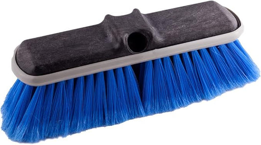 Car Detailing Brush Head HM93061-10 Inch Universal Brush Head Soft Bristled Cleaning Scrub Brush Indoor Outdoor Use - Blue