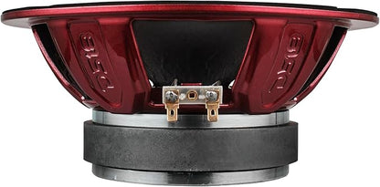 DS18 PRO-X8BM Loudspeaker - 8", Midrange, Red Aluminum Bullet, 550W Max, 275W RMS, 8 Ohms - Premium Quality Audio Door Speakers for Car or Truck Stereo Sound System (1 Speaker)