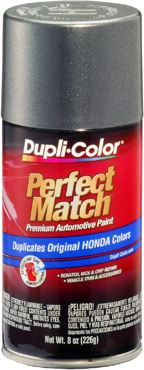 Dupli-Color EBHA09907 Perfect Match Automotive Spray Paint – Honda Polished Metal Metallic, NH737M – 8 oz. Aerosol Can