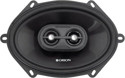 ORION Cobalt Series CB683 6x8” 3-Way Coaxial Car Speakers, 280W, 4 Ohms, Full Range, Enhanced Bass, Polypropylene Cone & Butyl Rubber Surround, Easy Install (Pair)