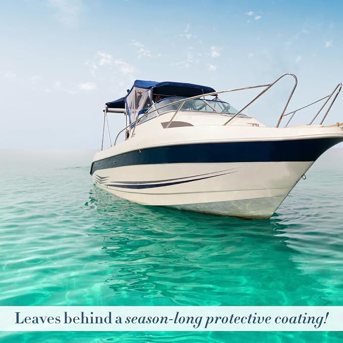 Sudbury Fiberglass Restorer and Wax, Boat Cleaning Paste Wax, Boat Cleaner, Essential Boat Accessories, Paste, 11 oz.