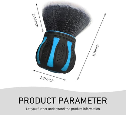 Car Cleaning Brush, Air Conditioning Vent Seat Gap Detail Dust Removal Brush with Storage Rack, Multi-Function Ball Soft Brush with Non-Slip Handle, for Most Cars Trucks Home (Blue)