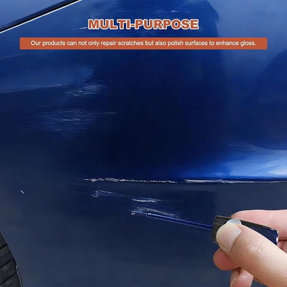 Touch Up Paint for Cars, Two-In-One Auto Body Scratch Repair Gloss Fill Pen, Professional Easy & Quick Scratch Remover Paint Pen for Most Vehicles, Car Accessories (Dark Blue Pearl)
