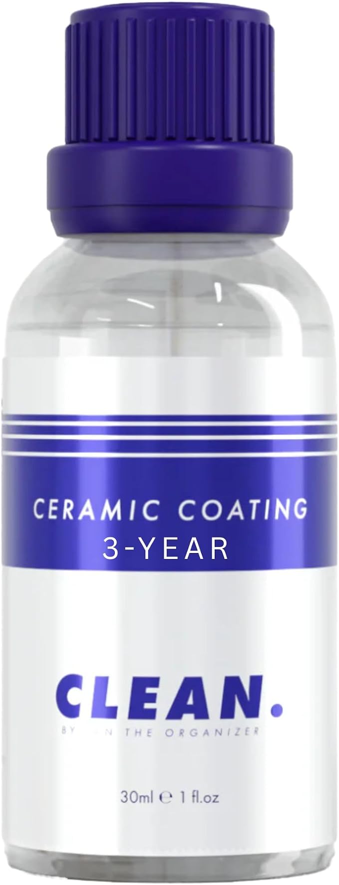 CLEAN. Ceramic Coating 3-Year – Ultra Durable High-Gloss Car Paint Protection, Extreme Hydrophobic, UV & Chemical Resistance, For Paint, Glass, Wheels, Trim, Matte Safe, 30ml Covers 2 Cars