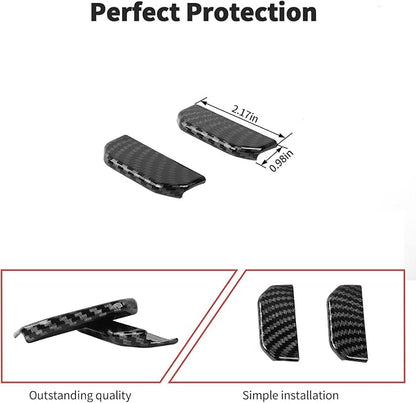JWWY for Jeep JL Vent Air Outlet Adjustment Cover Trim Fit for 2024-2025 Jeep Wrangler JL JLU Gladiator JT 4xe Interior Accessories 2pcs Carbon Fiber