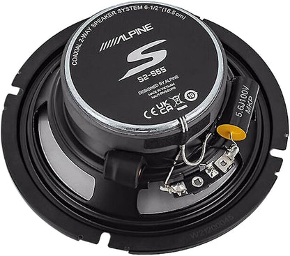 Alpine S2-S65 - Next-Generation S-Series 6.5" Coaxial Speaker Set