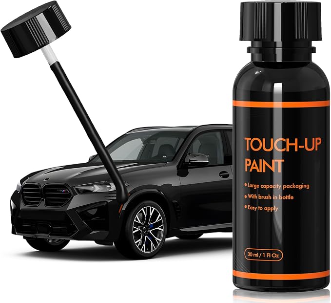 475 Black Sapphire Touch Up Paint for BMW, DIY Car Paint Scratch Repair Kit, Automotive Paints, Quick & Easy Fix Scratch Repair for X1/X3/X4/X5/X6/X7/2/3/4/5/7/8 Series/iX/Z4