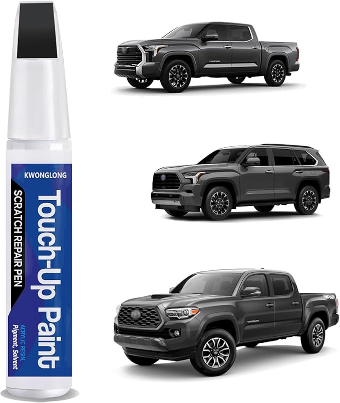 1G3 Magnetic Gray Metallic Touchup Paint Compatible with Toyota, 2-in-1 Scratch Repair Pen Exact Color Match, Car Scratch Repair Pen