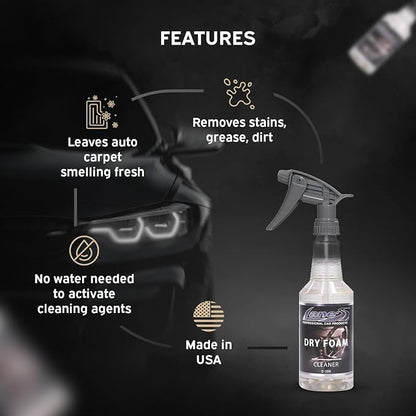 LANE'S Carpet Cleaner Spray- Carpet Cleaner Foam, Removes Odor, Fights Tough Dirt and Stains, Professional Grade Cleaning Spray E-209-16 ounces