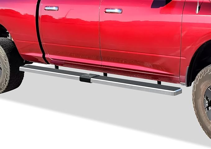 APS Wheel to Wheel Running Boards 6in Compatible with Ram 1500 2009-2018 Crew Cab 6.5ft Bed & Ram 2500 3500 2010-2026 304 Stainless Steel (Nerf Bars Side Steps Side Bars)