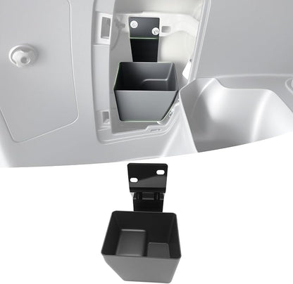 Trunk Organizer for 2010-2024 Toyota 4Runner 5-Seat 2nd Row(NOT Fit 7-Seat 3rd Row), Rear Trunk Storage Box Bin Cargo Tray for 10-24 4 Runner Interior Accessories(Hidden Left Side)