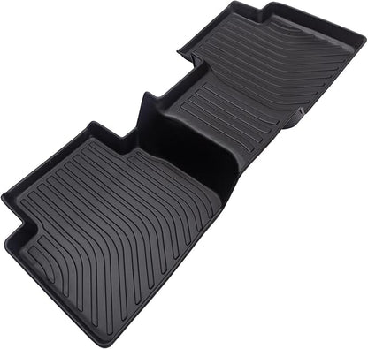 All Weather Floor Mats Compatible with 2018-2024 Toyota Camry(NO FIT 2018-2024 Camry Hybrid), Custom Fit Full Set Floor Liners, Odorless, Raise Edge, Non Slip, Easy to Install, Camry Accessories